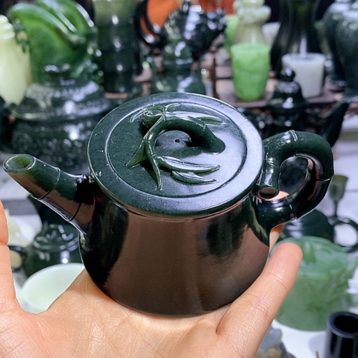 【闪购商品】和田玉摆件未镶嵌朱*