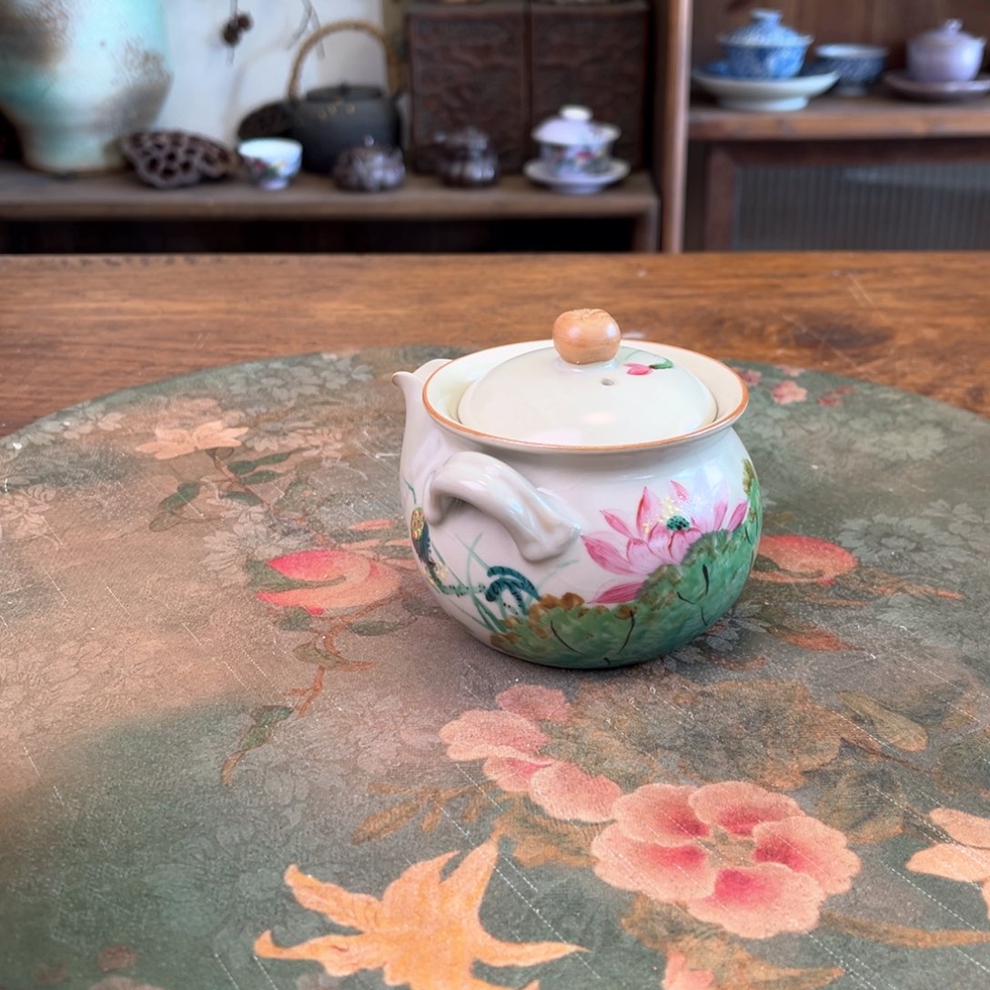 杯柴烧手工手绘陶瓷