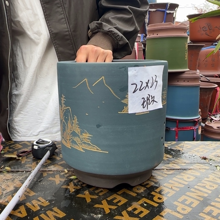 紫砂花盆紫砂花盆