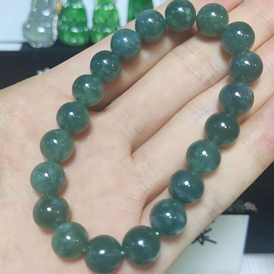 颈饰未镶嵌翡翠卡10手串