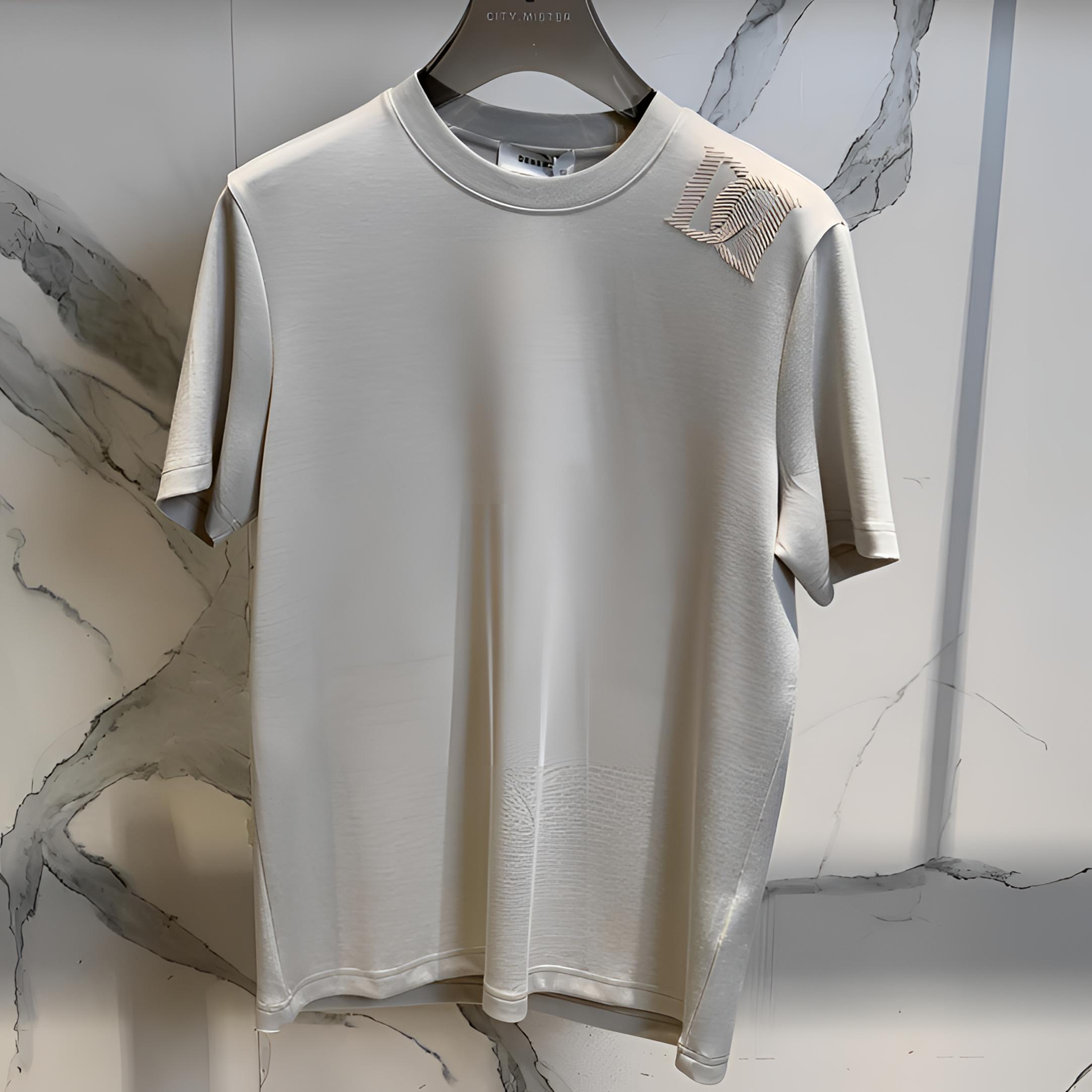 【先生名品】2025秋冬字母短袖男士T恤男款半袖休闲时尚针织