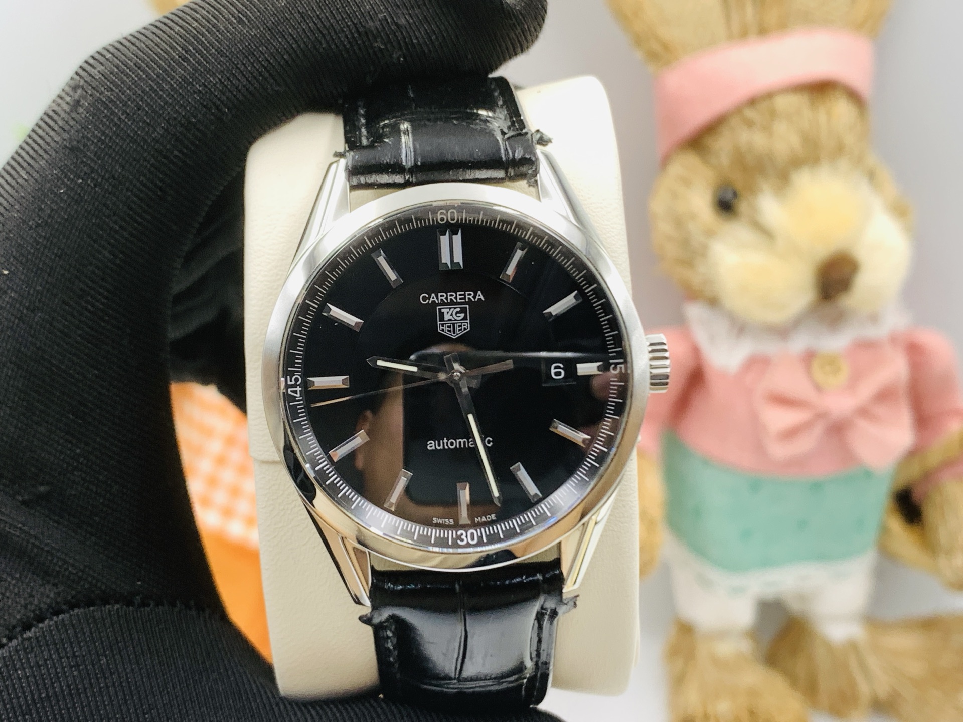 99新 TAG Heuer/泰格豪雅 卡莱拉系列自动男表WV211B.FC6202径39