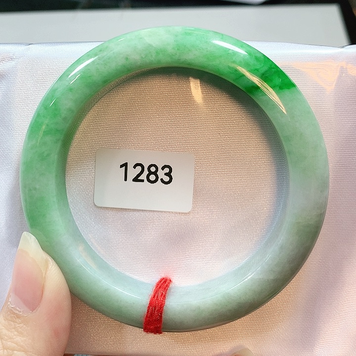 翡翠手镯未镶嵌天然翡翠手镯54.3