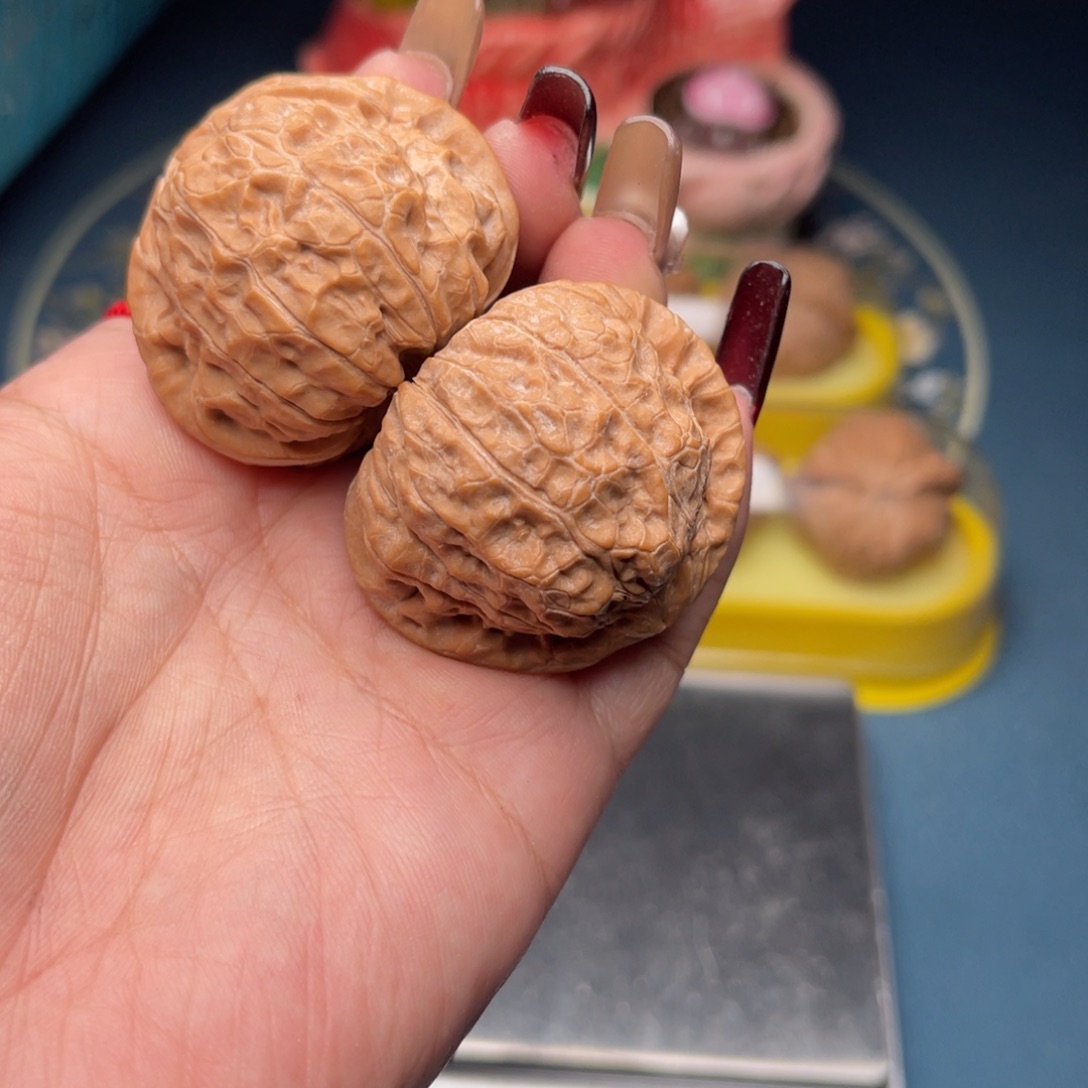 文玩核桃把件植***猪南瓜墩43