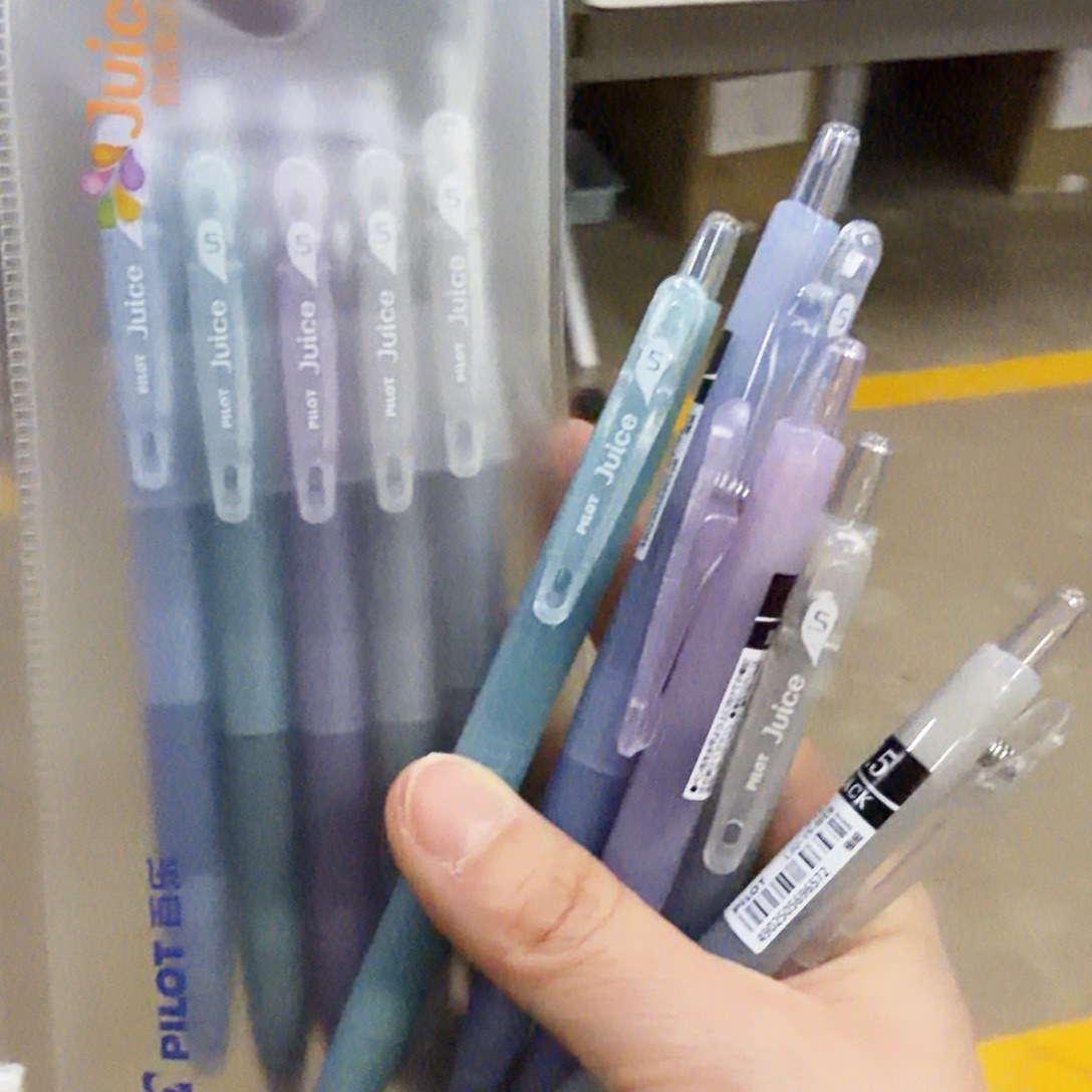 百乐新品10支黑笔0.5