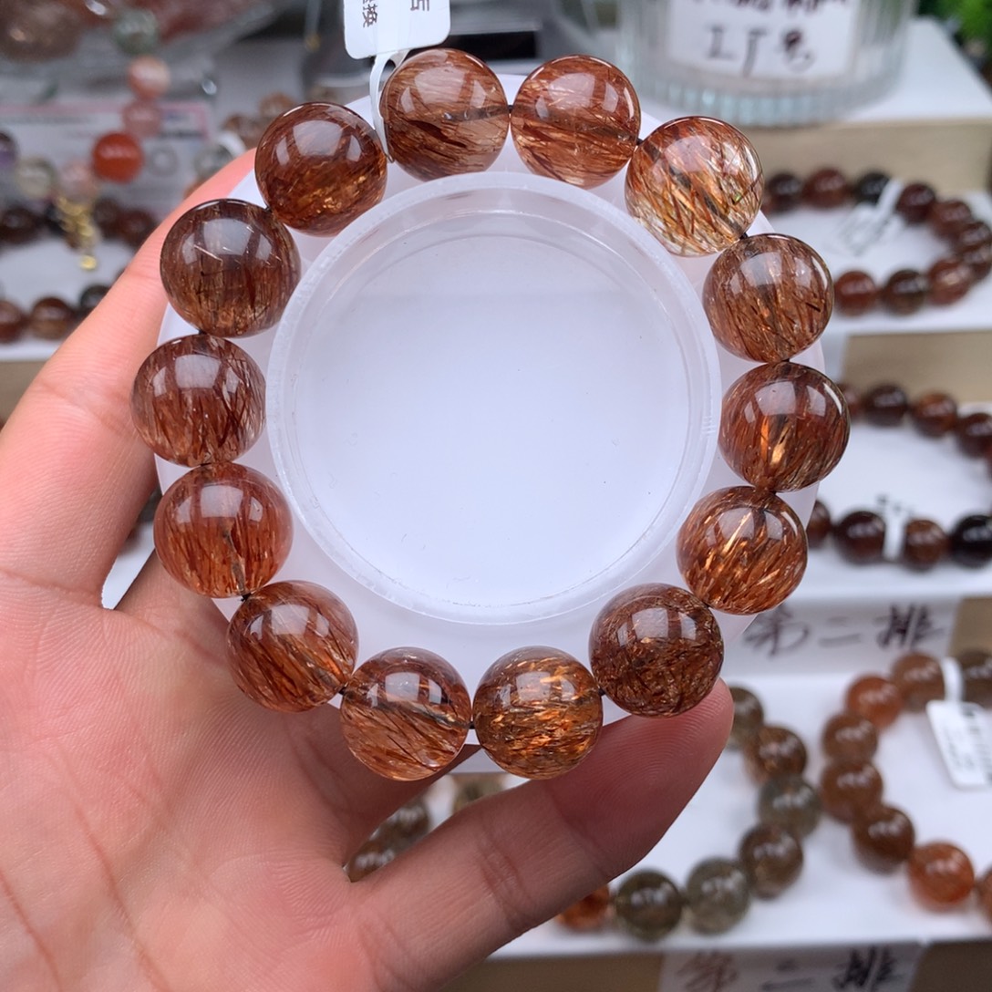 手串未镶嵌水晶黑金超七多样性发其一