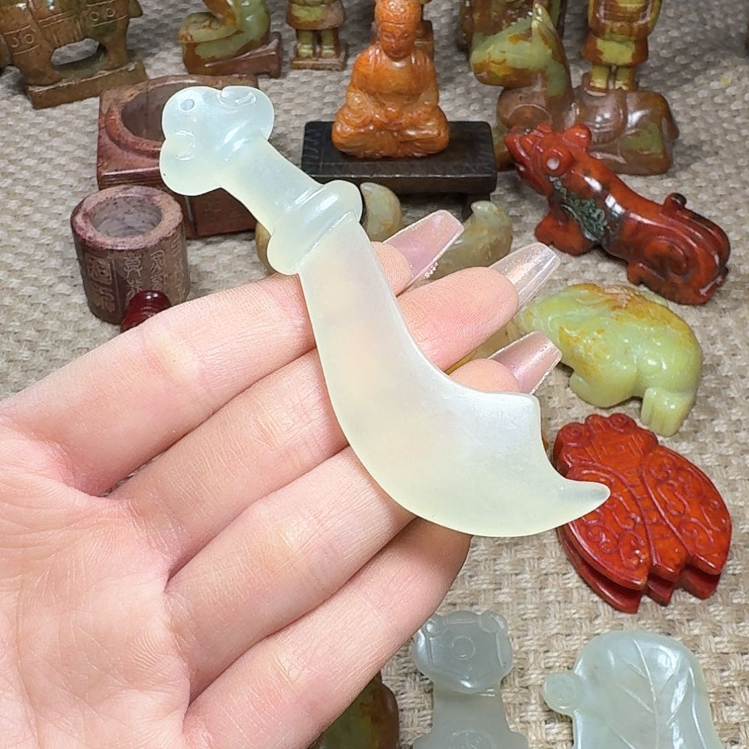 白玉菩提吊坠挂件