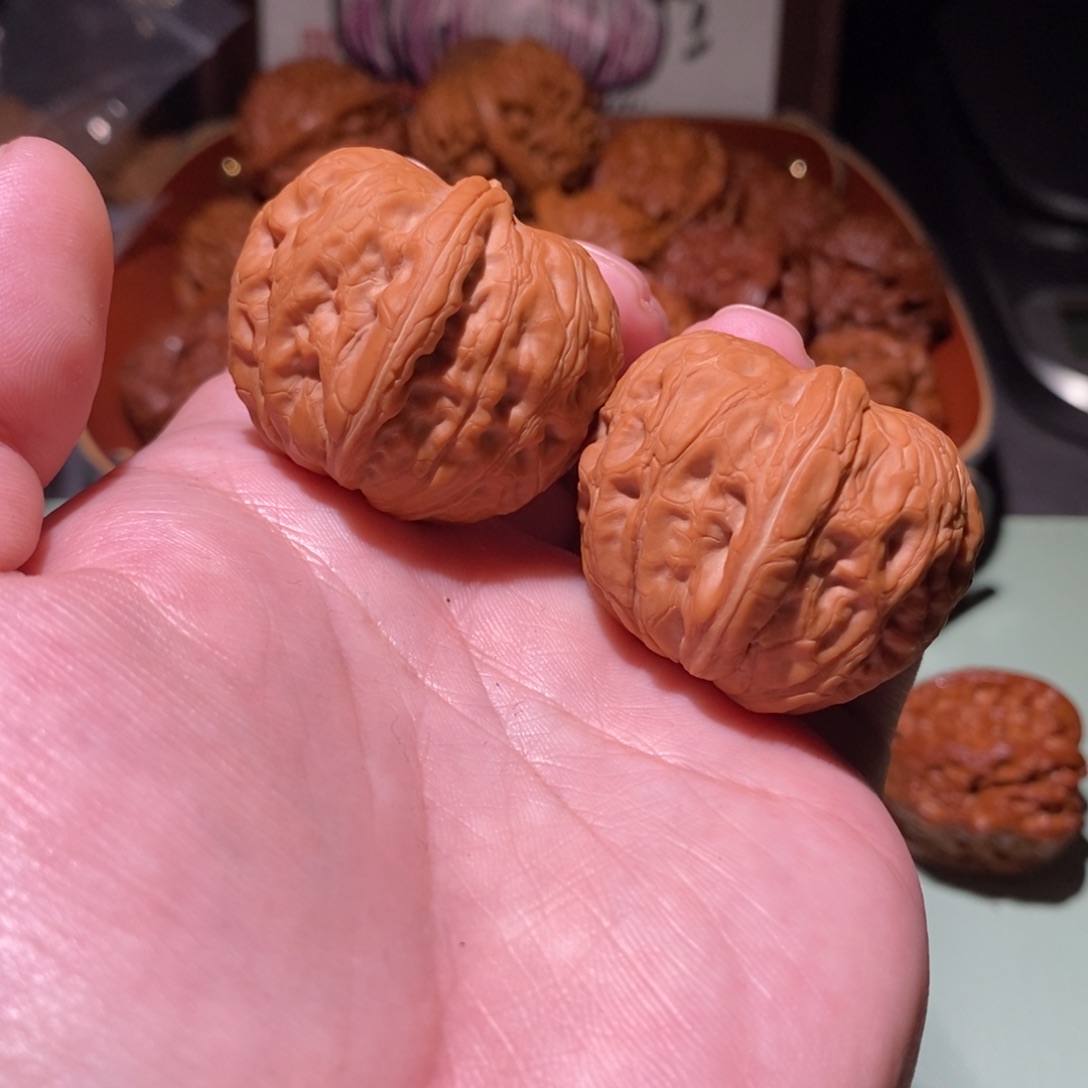 超***人文玩核桃吊坠37平谷元宝