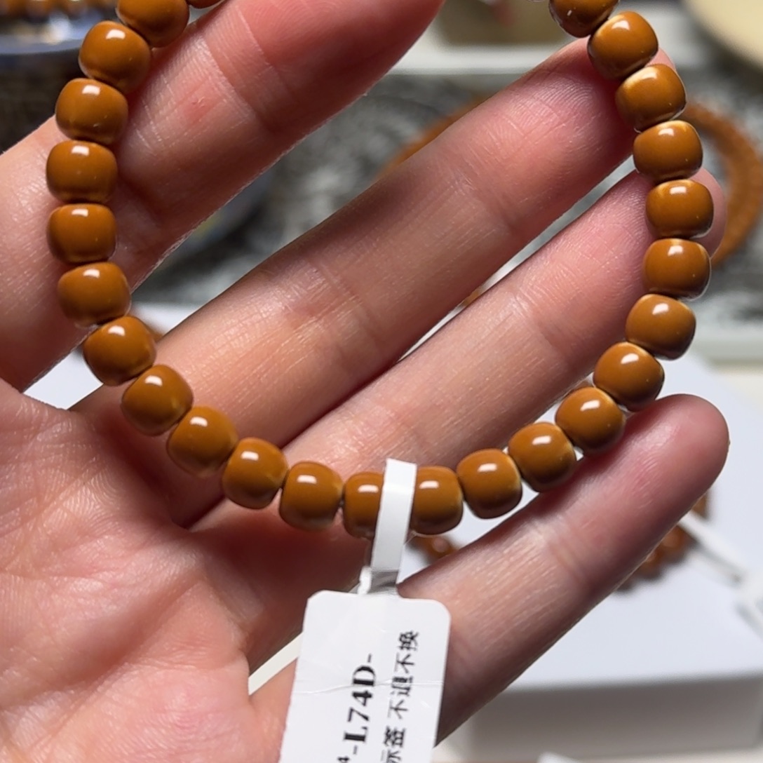 手串橄榄核老挝核尖74福利