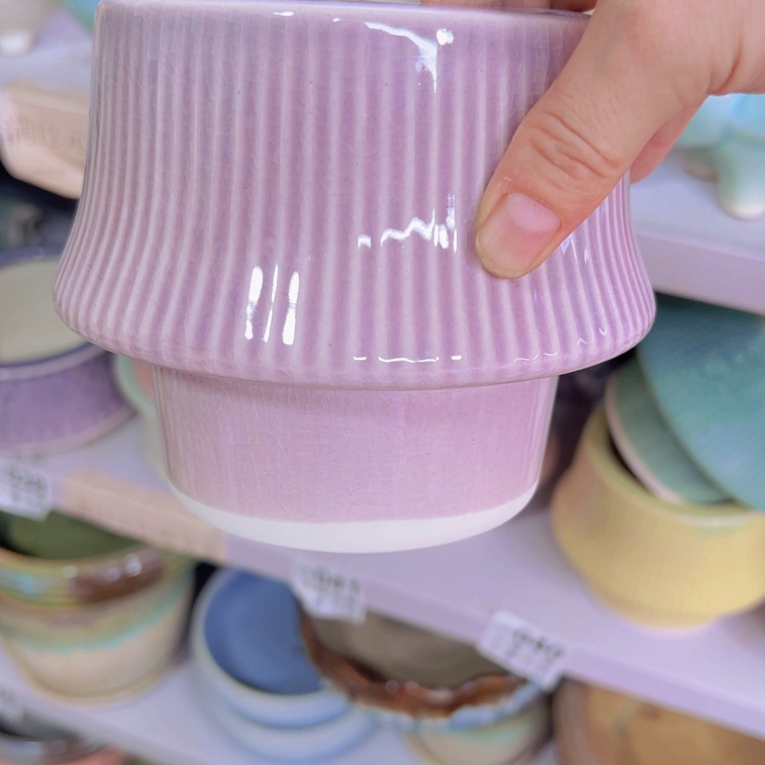 陶瓷花盆当场满12包邮