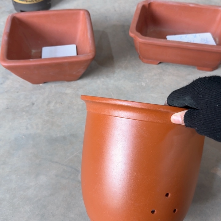 紫砂紫砂花盆口径22/22