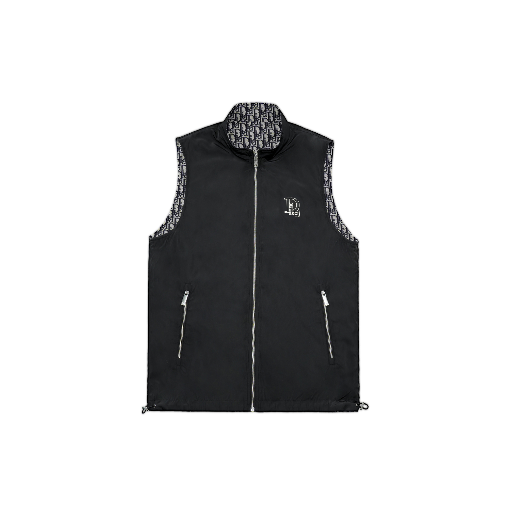 DIORA HEALY/迪奥海莉早秋男款立领磁吸扣双面穿马甲3337450119