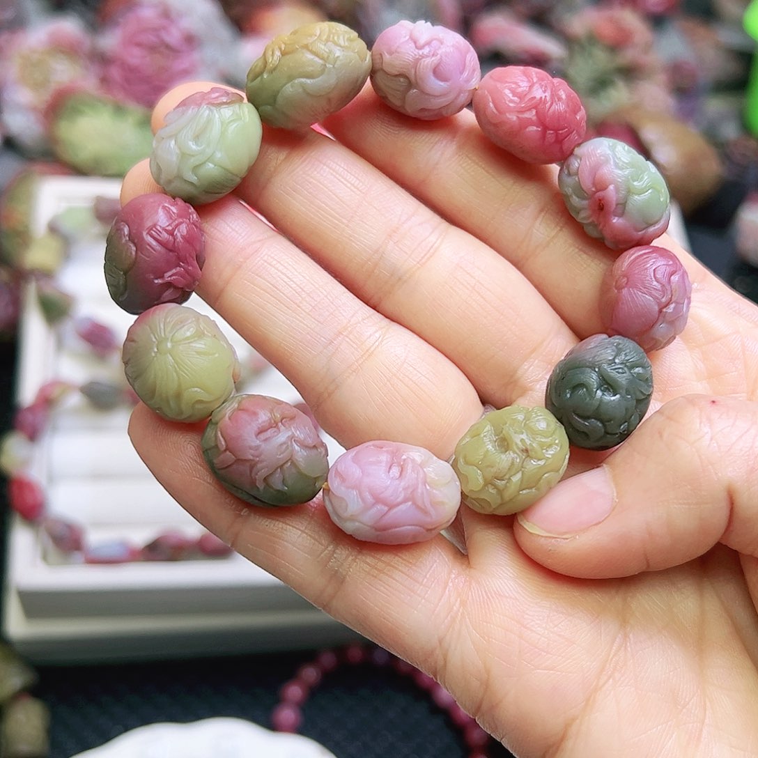 玛瑙/玉髓手串未镶嵌用****4