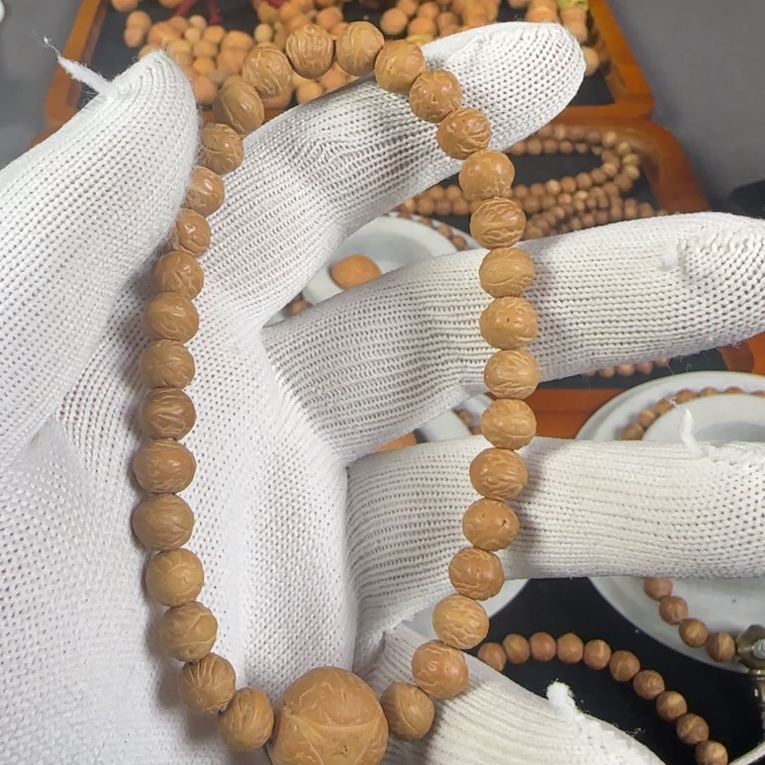 莲花菩提吊坠莲师酸枣核福利手串