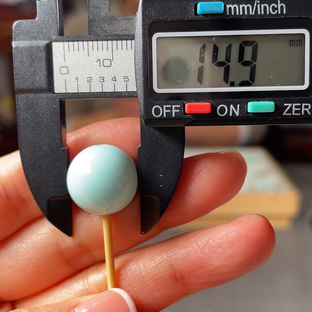 绿松石珠子未镶嵌