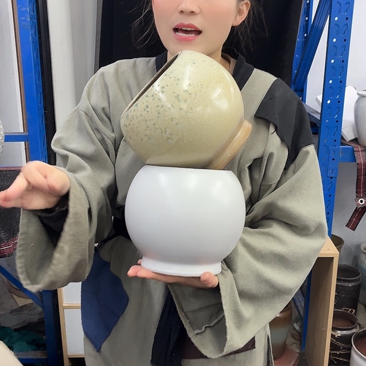 15×19 -粗陶花盆有孔-买买买