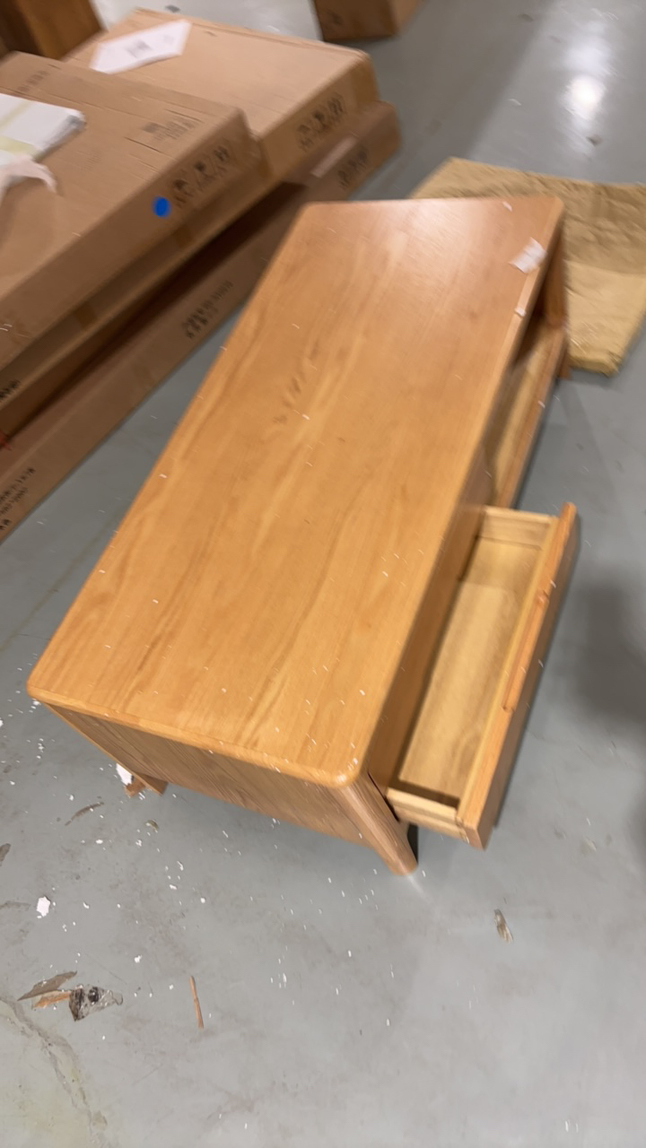 红橡木茶几原木色1.2加莫