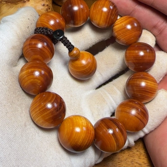 柏木（崖柏）超*全陈化老料把件串