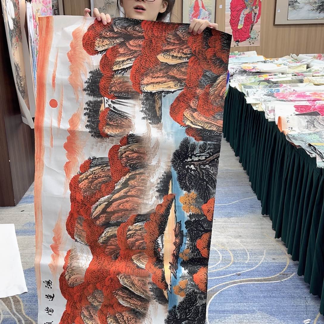 国画00后美女字画福利专场