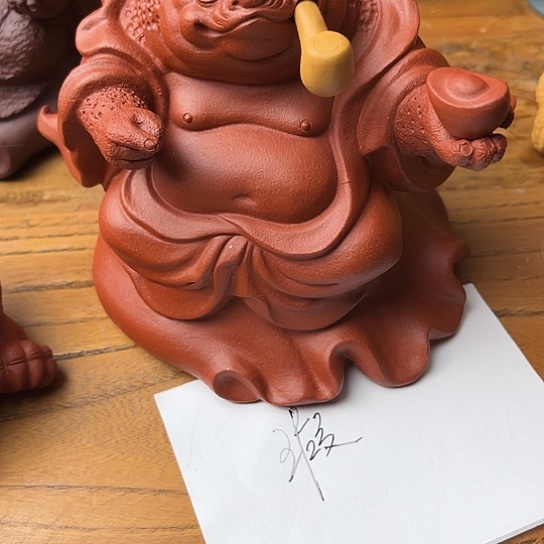 毅***龍紫砂茶宠紫砂金蟾微瑕
