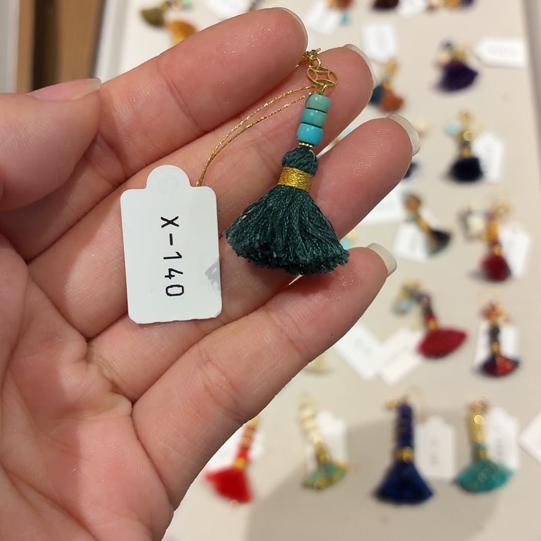 手工编织流苏小挂件