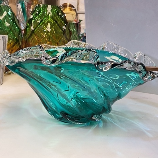 琉璃高度15厘米口径32厘米