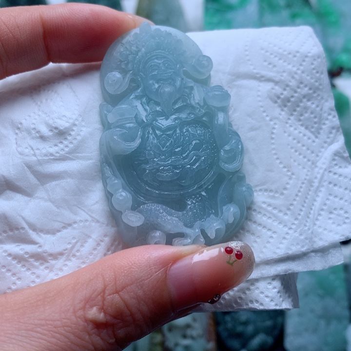 *****定制翡翠未镶嵌财神