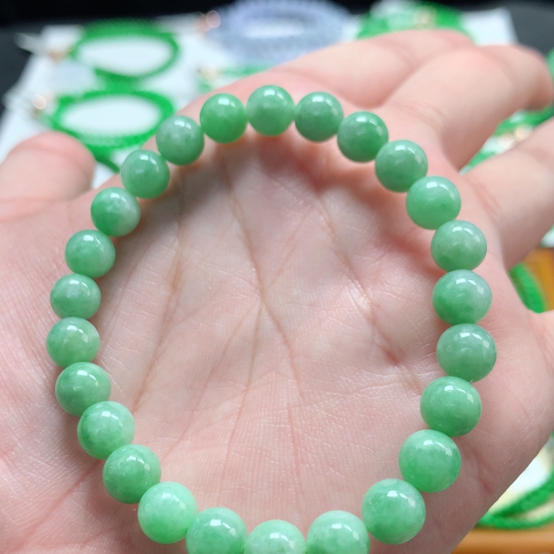 翡翠未镶嵌手链翡翠