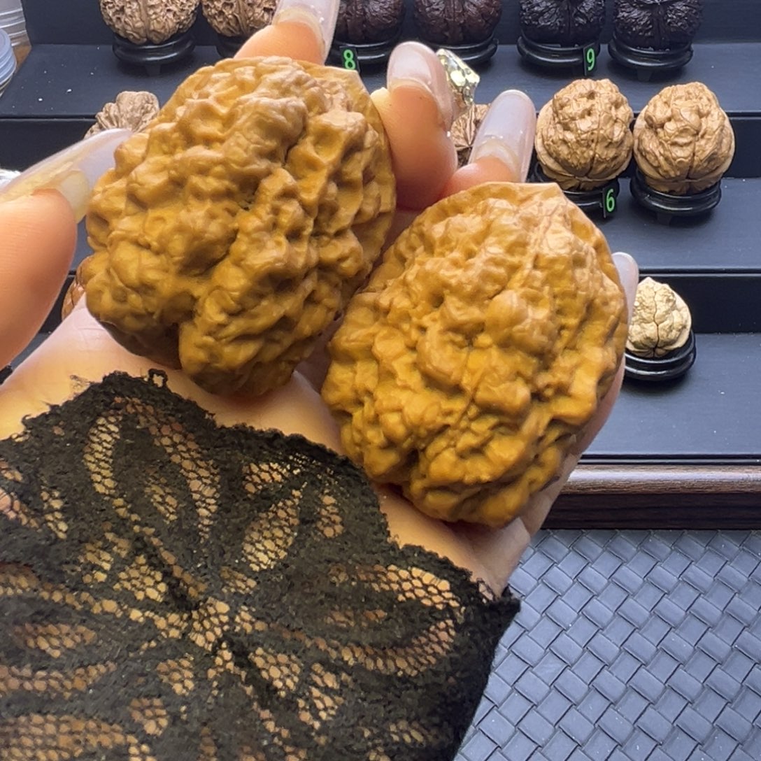 文玩核桃把件山羊王