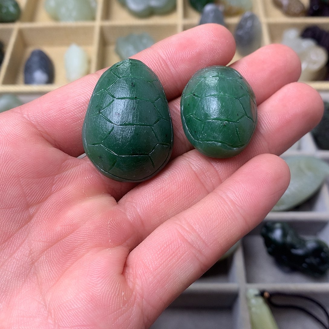 和田玉（碧玉）未镶嵌吊坠(不含链)