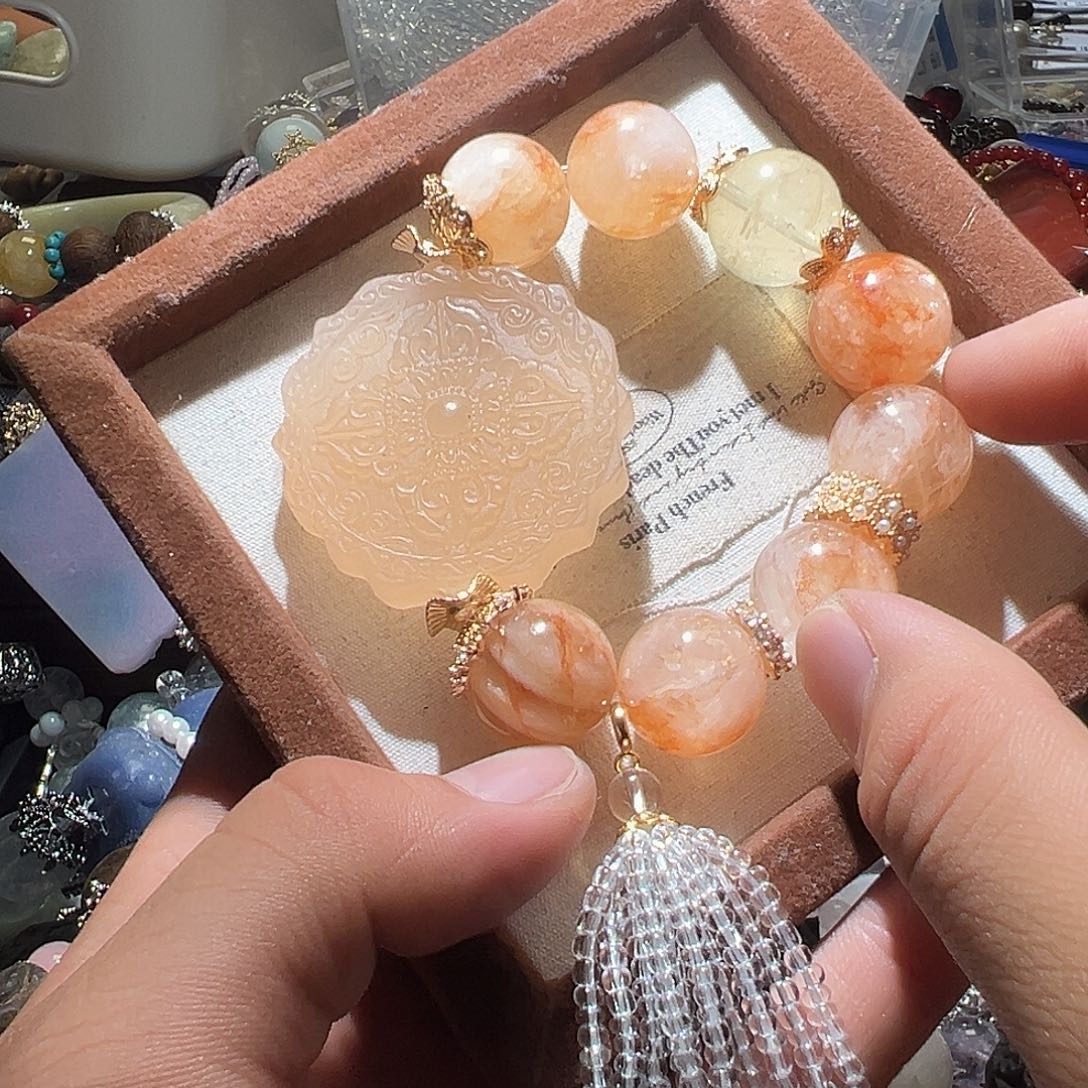 水晶手链未镶嵌水晶手链