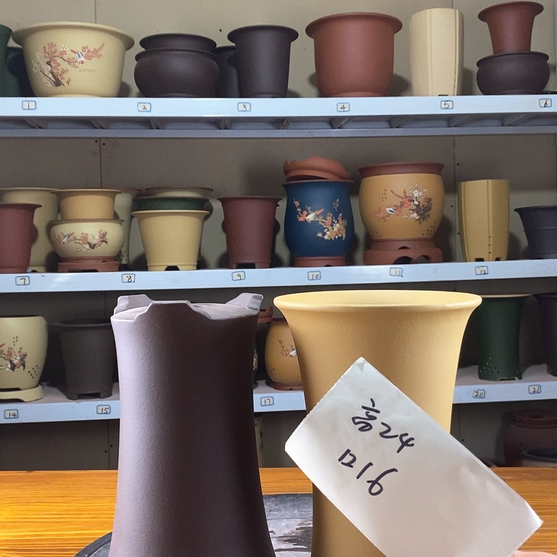 紫砂花盆紫砂兰花盆9