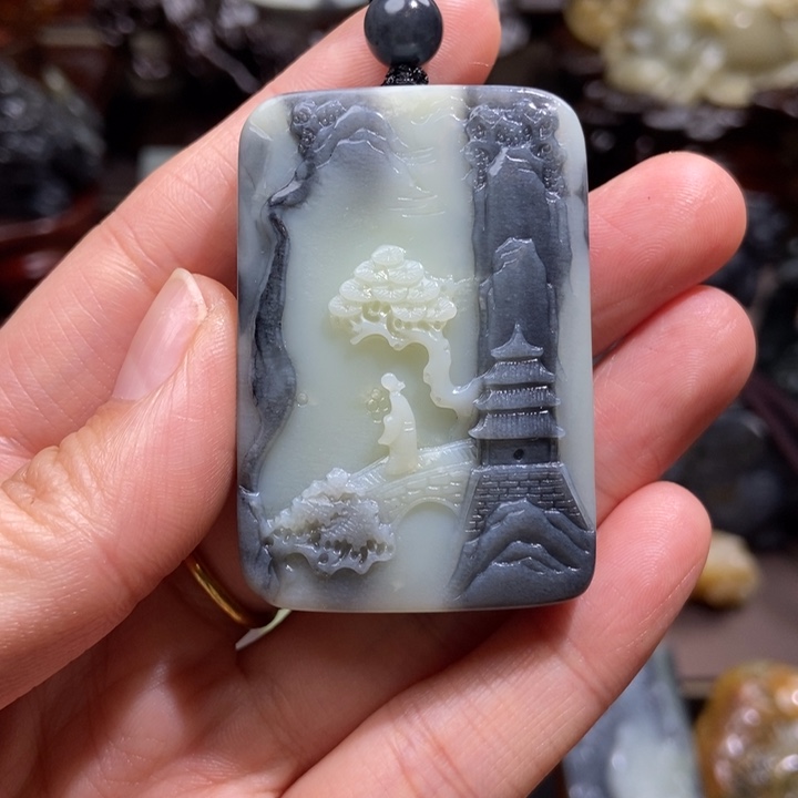 颈饰未镶嵌和田玉