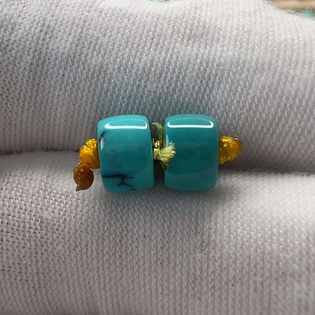 未镶嵌绿松石直切珠6.6mm