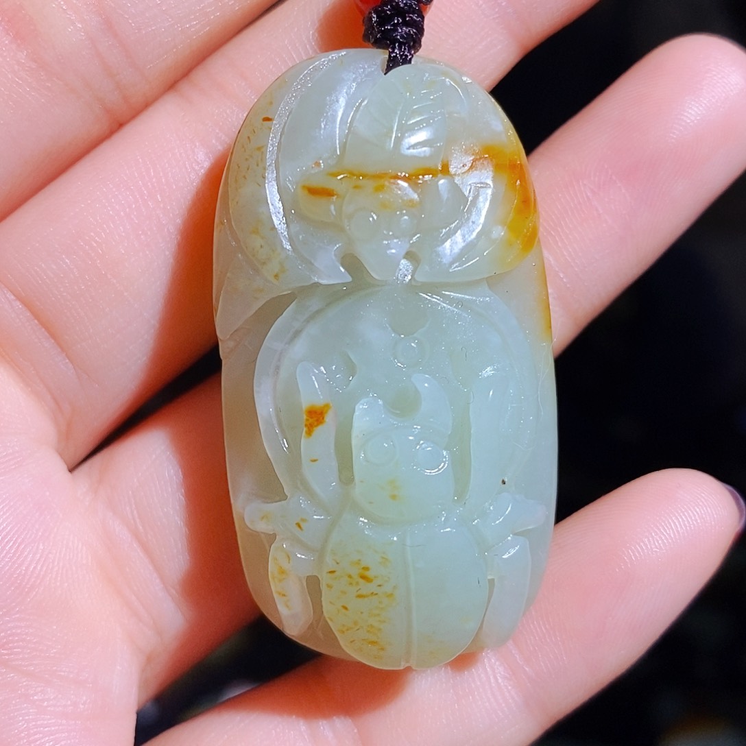 和田玉颈饰未镶嵌