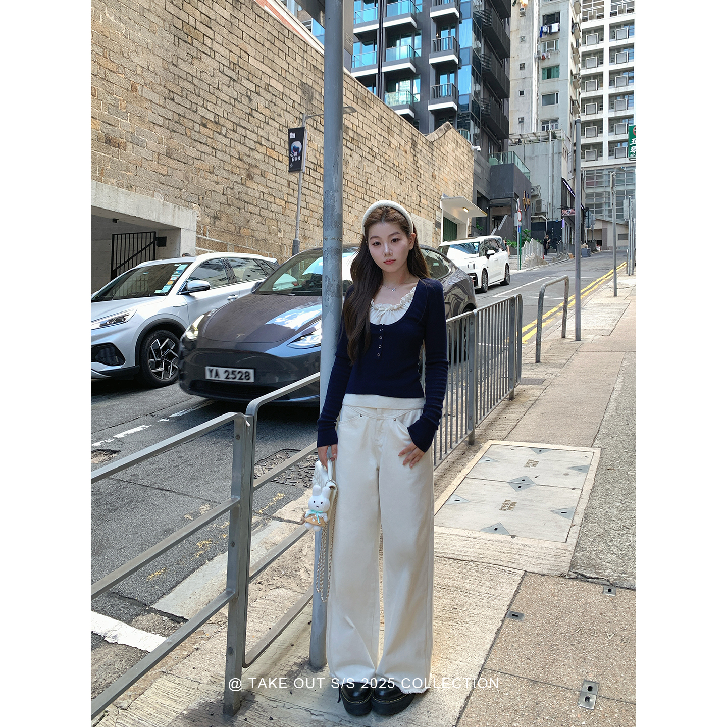 take oooout外卖到了三周年【博主白牛】时髦感直筒牛仔裤WM5INK10