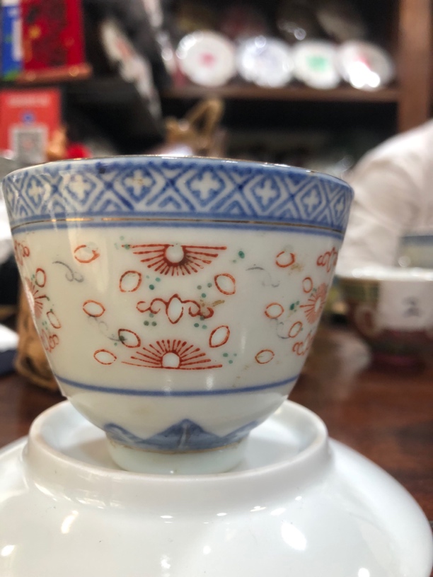 早期出口装80cc左右老莲子杯