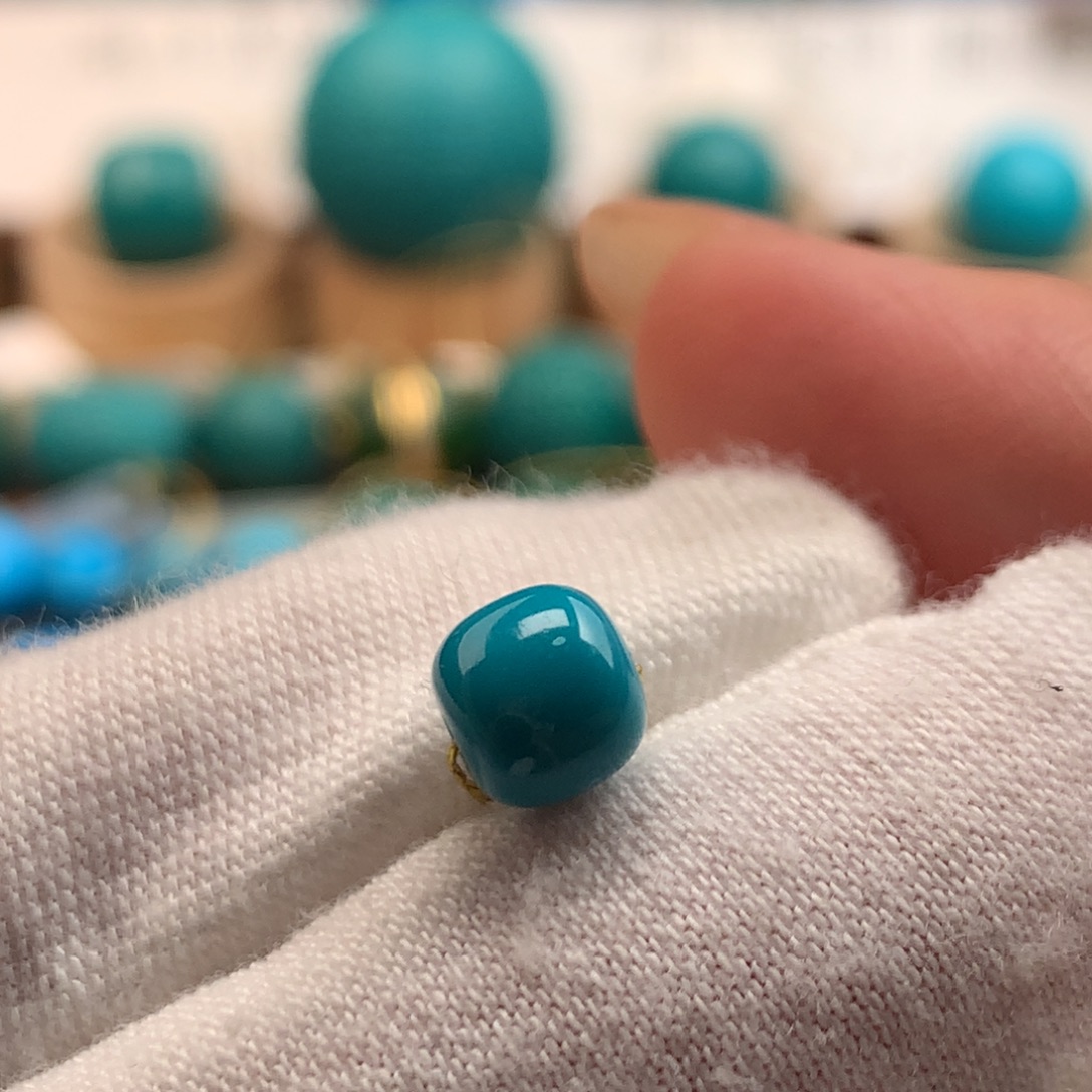 绿松石未镶嵌绿松石6.7mm