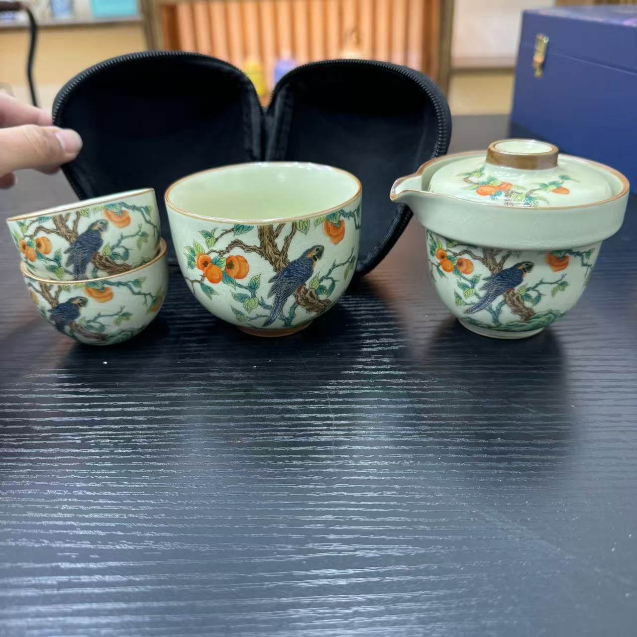 YS471-鹦鹉旅行茶具