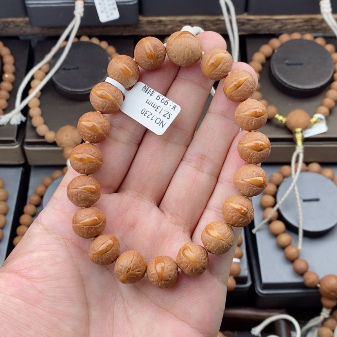 手串凤眼菩提13mm封眼