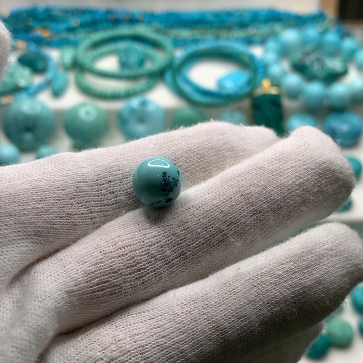 M***e绿松石未镶嵌圆珠