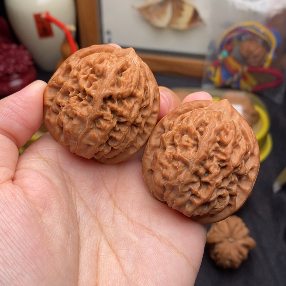 澈***幕文玩核桃把件41凤凰台