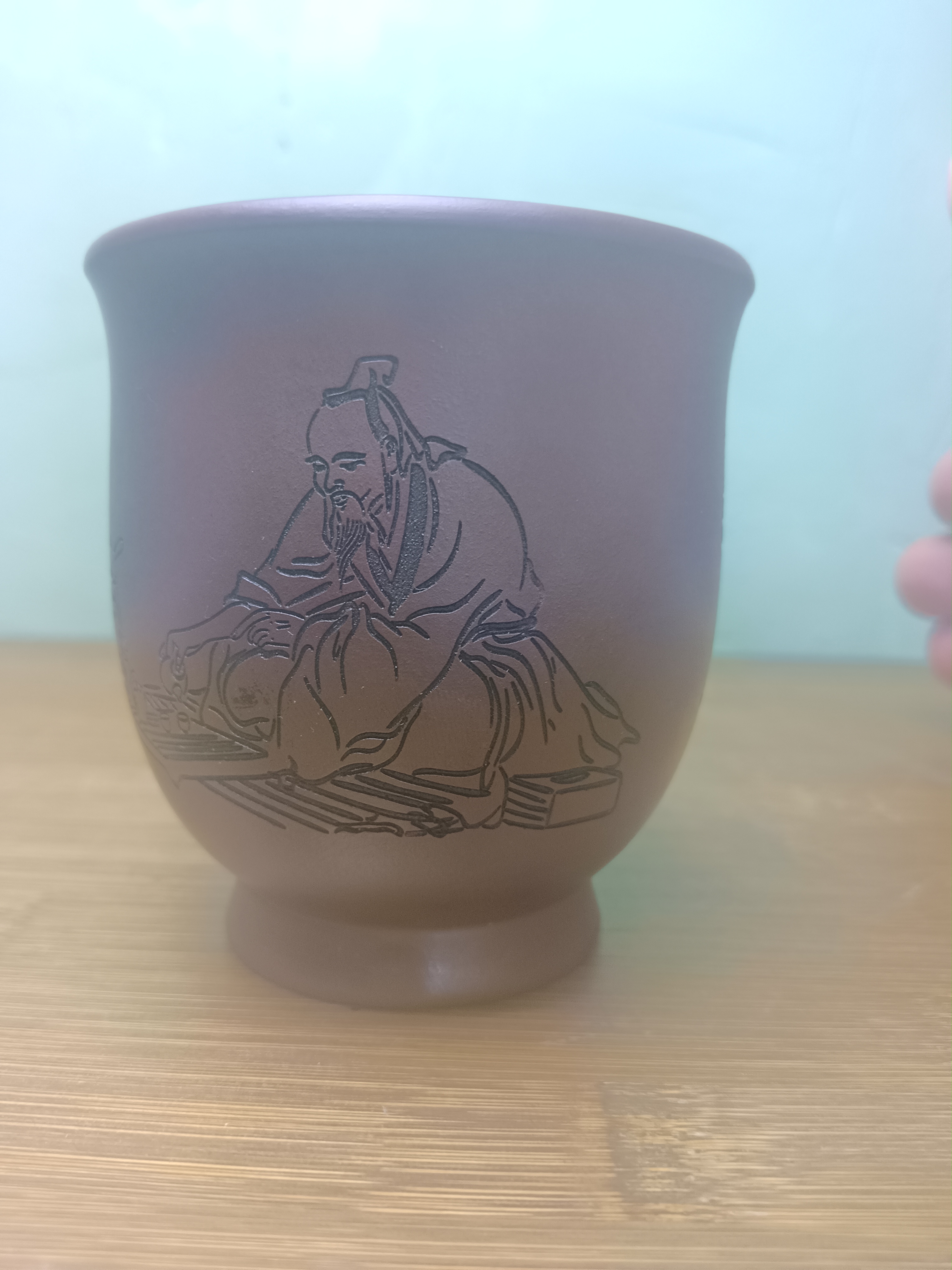 【浮生半日闲】石黄主人杯精美手绘