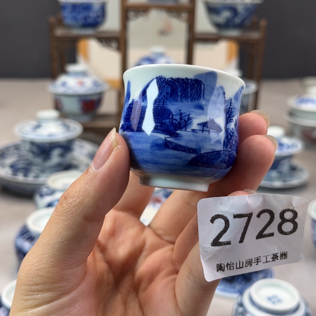 景德镇陶瓷手绘杯2728燕子