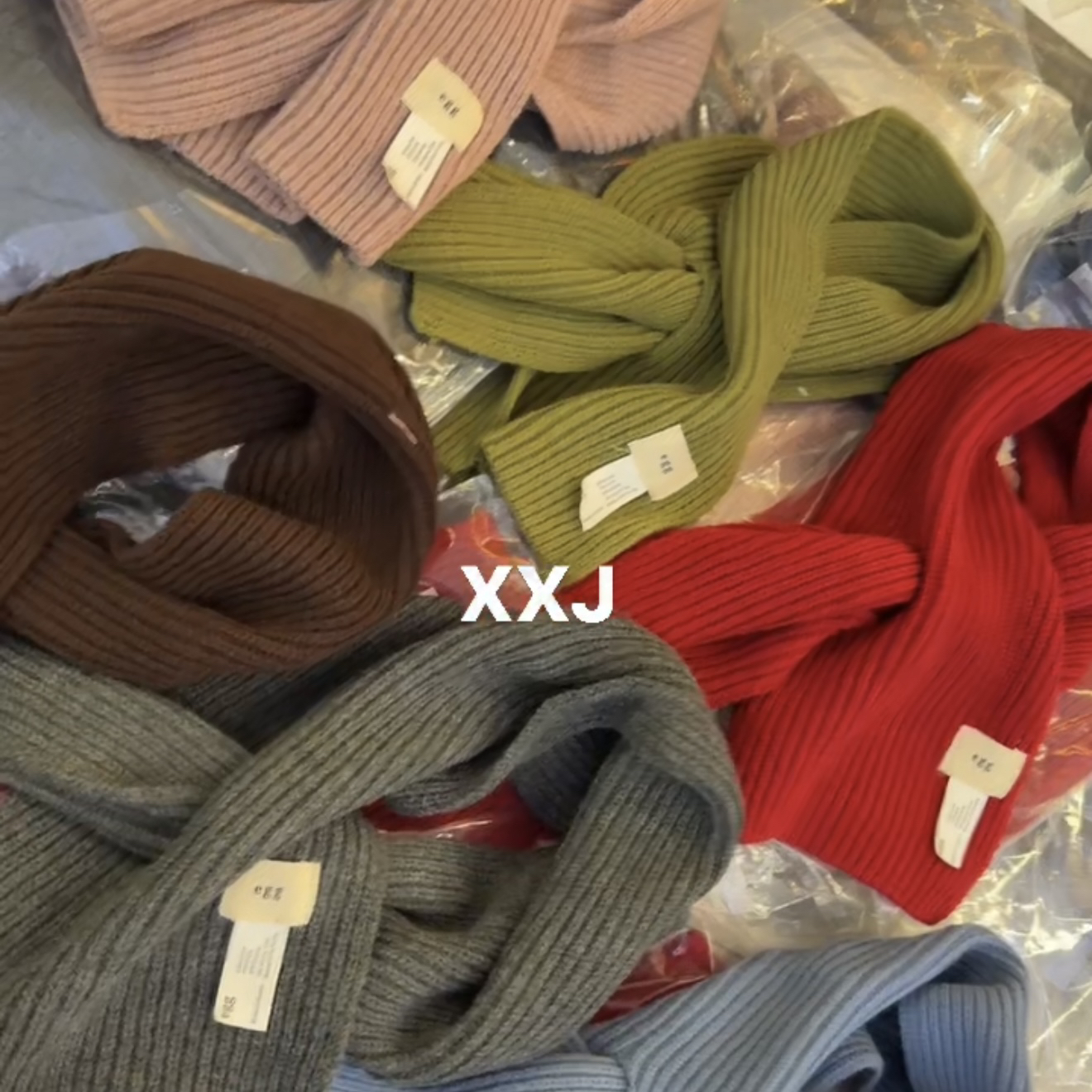 XXJ｜通用保暖韩系秋冬季围巾纯色