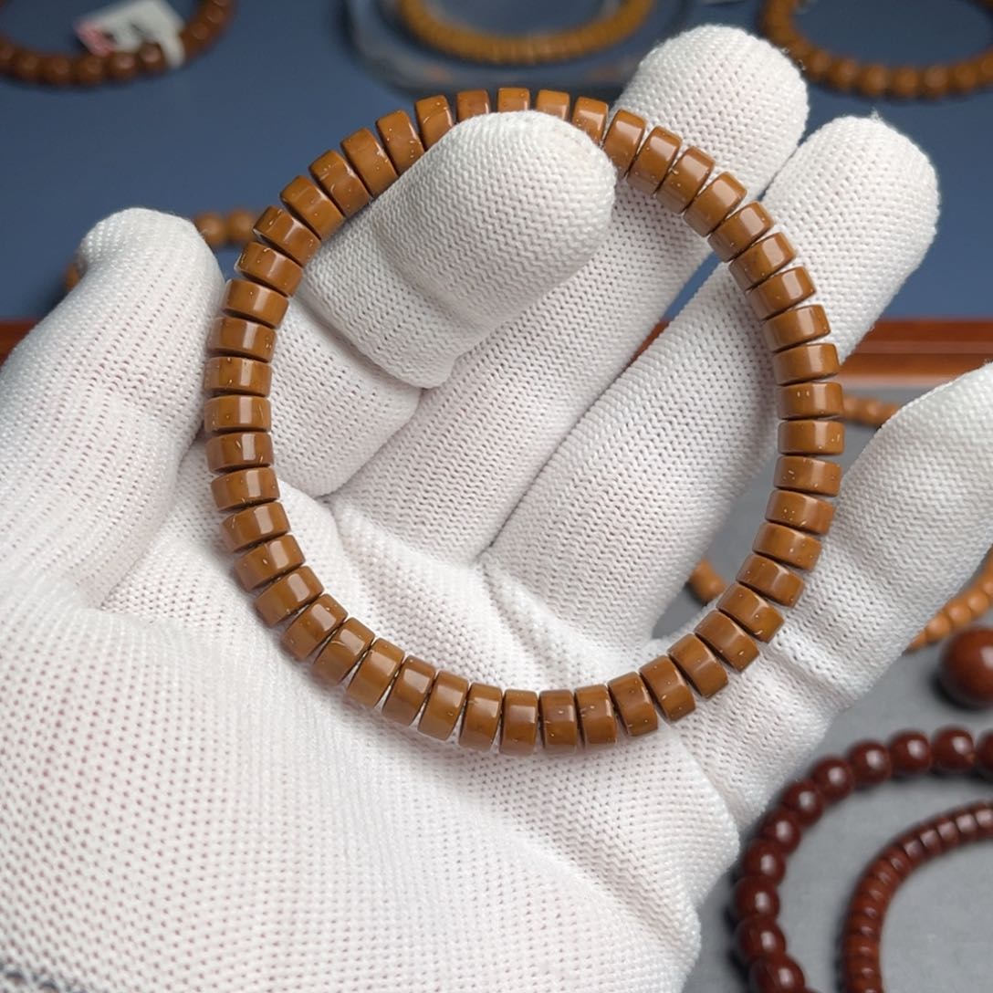 橄榄核手串74药片纯肉