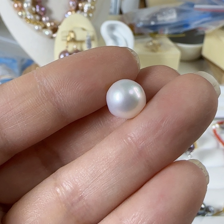 海水珍珠裸珠未镶嵌火****?