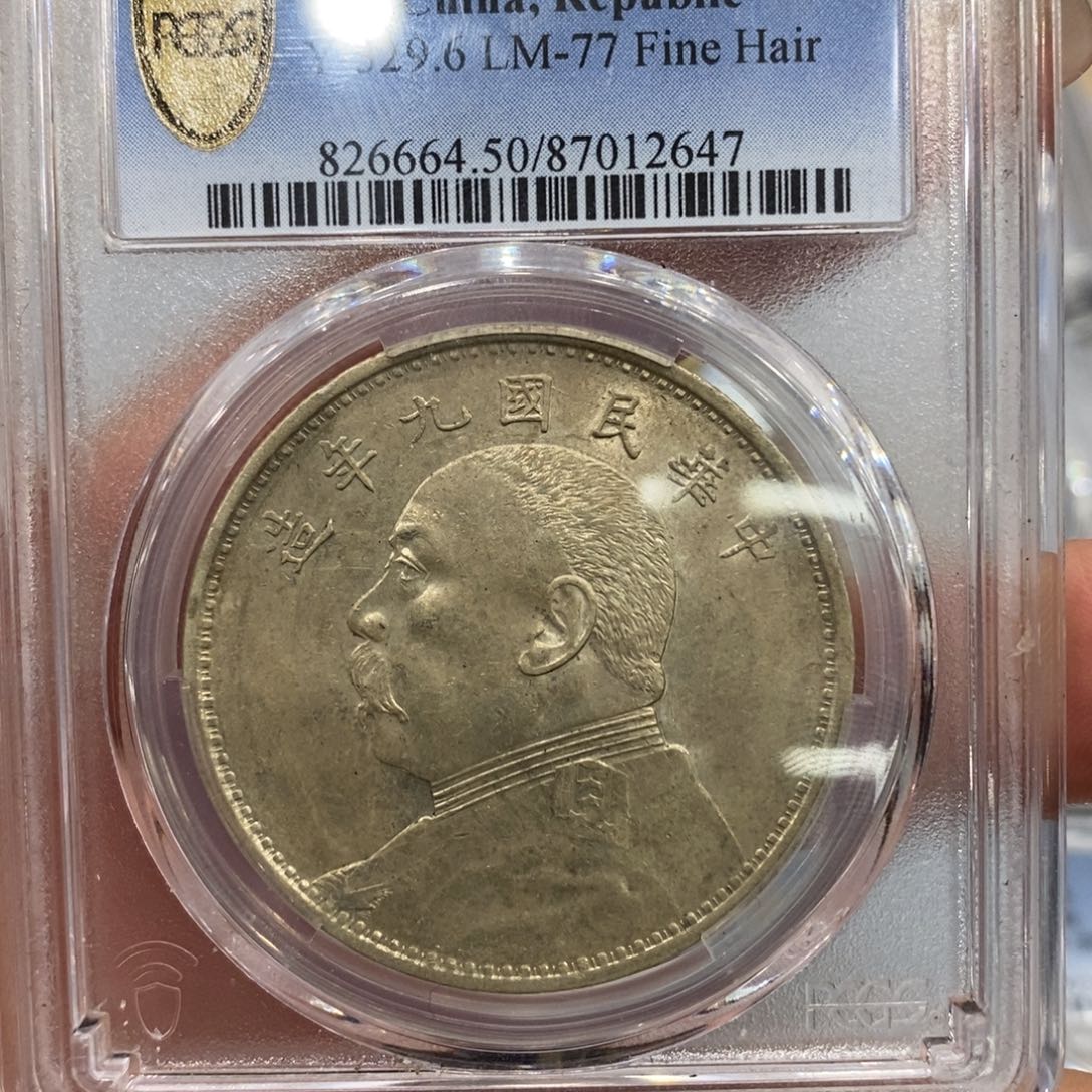 银pcgs评级九年精发大头