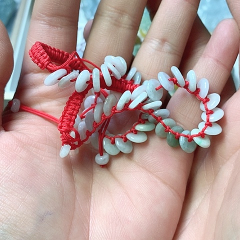 翡翠颈饰未镶嵌天然缅甸翡翠a货
