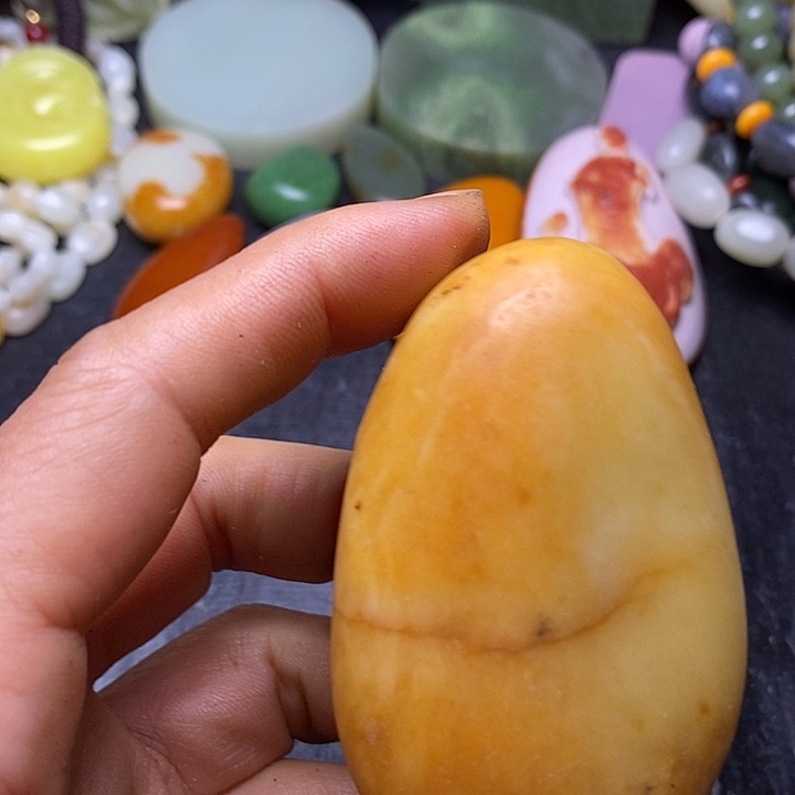 和田玉（糖玉）未镶嵌车挂